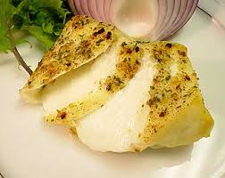 cooked cod fillet