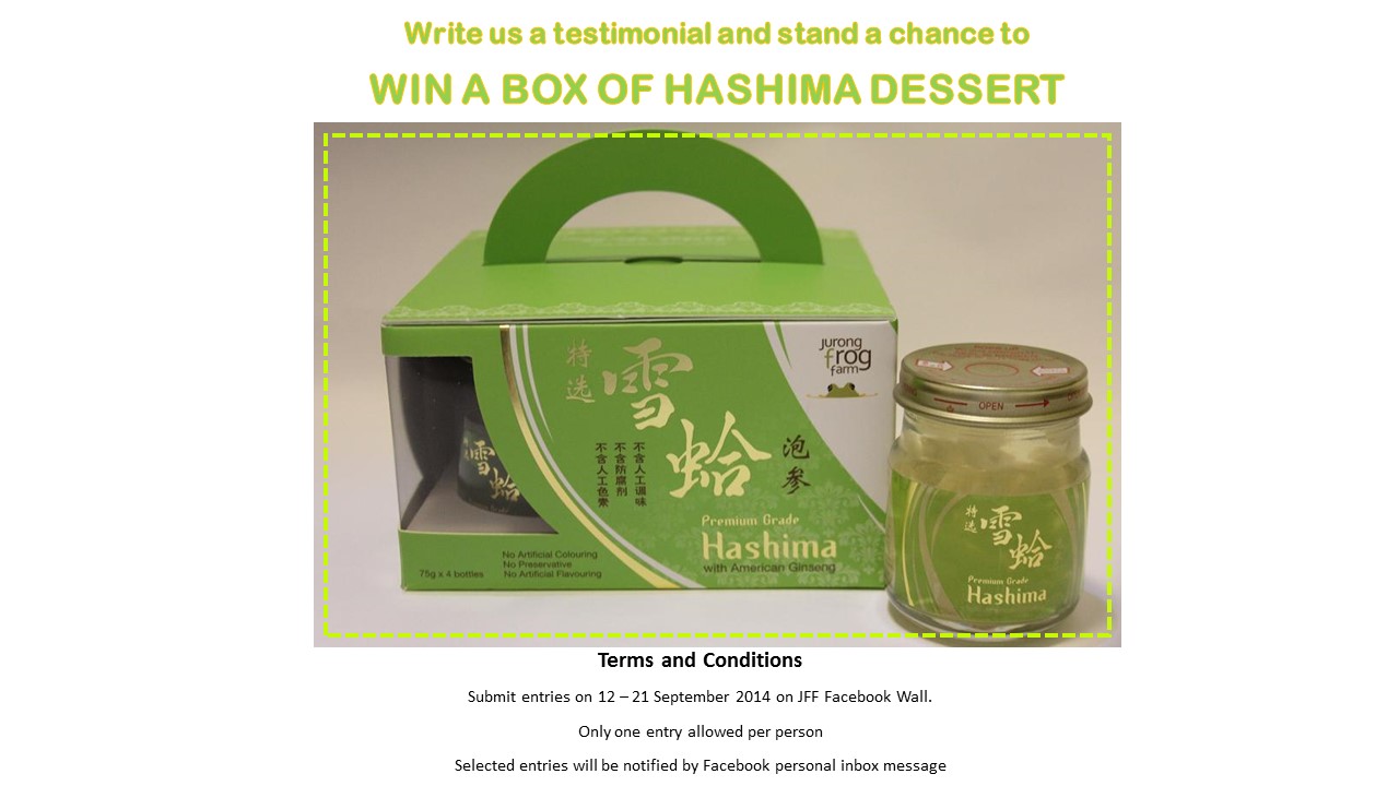 Testimonial box hashima promo